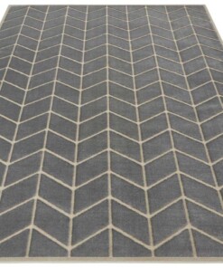 Design vloerkleed 3D Loire Elle Decoration - grijs/blauw - overzicht schuin, thumbnail