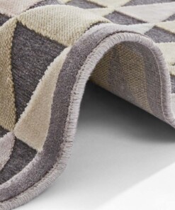 Design vloerkleed 3D Aisne Elle Decoration - donkergrijs/pastel - close up, thumbnail Design vloerkleed 3D Aisne Elle Decoration - donkergrijs/pastel - close up, thumbnail