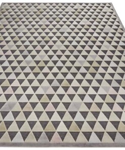 Design vloerkleed 3D Aisne Elle Decoration - donkergrijs/pastel - overzicht schuin, thumbnail Design vloerkleed 3D Aisne Elle Decoration - donkergrijs/pastel - overzicht schuin, thumbnail