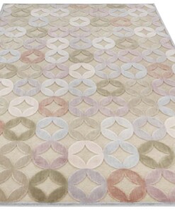 Design vloerkleed 3D Chiers Elle Decoration - zilver/pastel - overzicht schuin, thumbnail Design vloerkleed 3D Chiers Elle Decoration - zilver/pastel - overzicht schuin, thumbnail