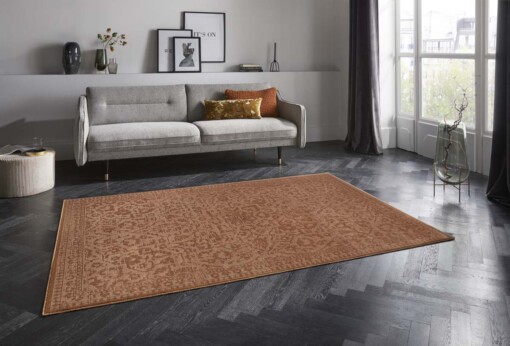 Design vloerkleed Blavet Elle Decoration - bruin - sfeer