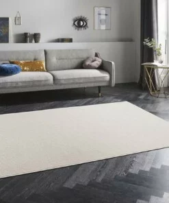 Design vloerkleed Alagnon Elle Decoration - crème - sfeer