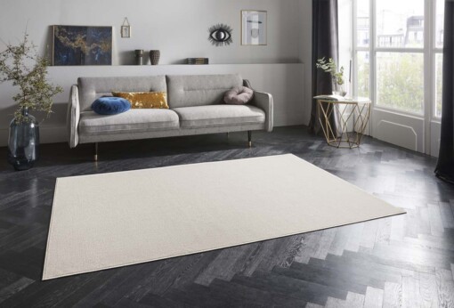 Design vloerkleed Alagnon Elle Decoration - crème - sfeer