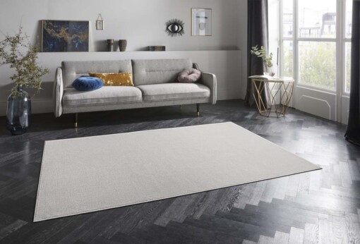 Design vloerkleed Alagnon Elle Decoration - smokey blue - sfeer