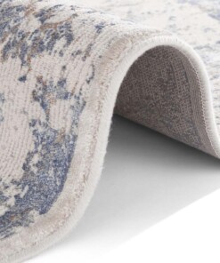 Design vloerkleed Corrèze Elle Decoration - zilver/blauw - close up, thumbnail Design vloerkleed Corrèze Elle Decoration - zilver/blauw - close up, thumbnail