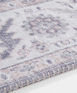 Vintage vloerkleed Anthea - mauve roze - close up, thumbnail Vintage vloerkleed Anthea - mauve roze - close up, thumbnail