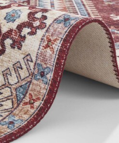 Vintage vloerkleed Gratia - robijn rood - close up, thumbnail Vintage vloerkleed Gratia - robijn rood - close up, thumbnail