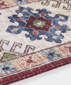 Vintage vloerkleed Gratia - robijn rood - close up, thumbnail Vintage vloerkleed Gratia - robijn rood - close up, thumbnail