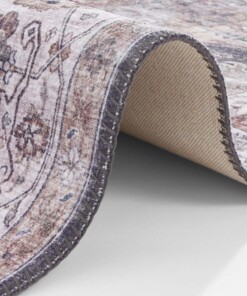 Vintage vloerkleed Sylla - grijs - close up, thumbnail Vintage vloerkleed Sylla - grijs - close up, thumbnail