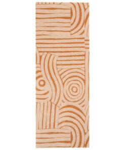 Design loper Fantastique Elle Decoration - beige/goud - overzicht boven, thumbnail Design loper Fantastique Elle Decoration - beige/goud - overzicht boven, thumbnail