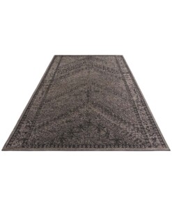 Binnen & buiten vloerkleed Mardin - bruin/zwart - overzicht schuin, thumbnail