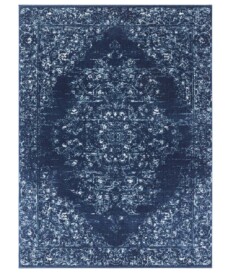 Vintage vloerkleed Pandeh - donkerblauw - overzicht boven, thumbnail Vintage vloerkleed Pandeh - donkerblauw - overzicht boven, thumbnail