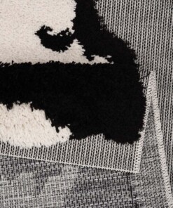 Kinderkleed Panda Schaduw - zwart/wit - close up