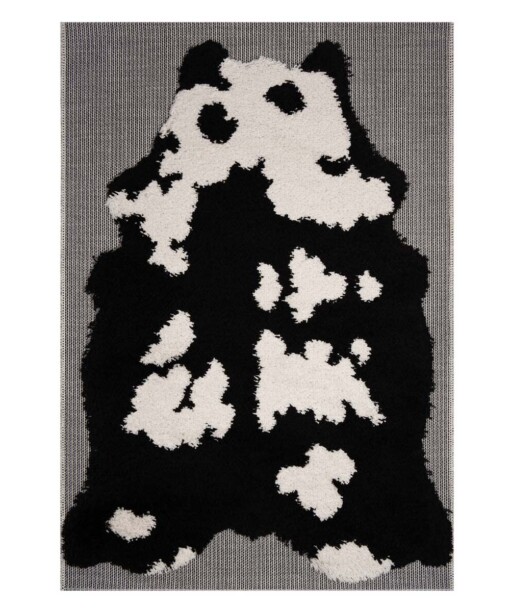 Kinderkleed Panda Schaduw - zwart/wit - overzicht boven