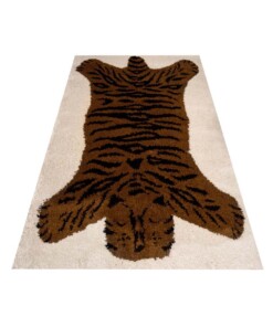 Kinderkleed Tijger Lewis - bruin/zwart - overzicht schuin, thumbnail