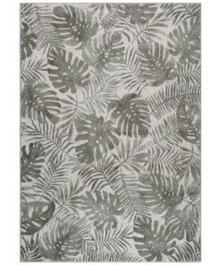 Design vloerkleed Charante Elle Decoration - crème/groen - overzicht boven, thumbnail