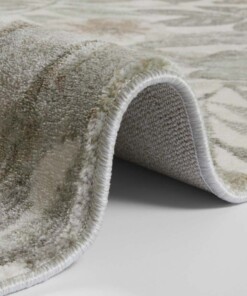 Design vloerkleed Sambre Elle Decoration - groen/koper - close up, thumbnail