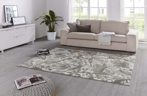 Design vloerkleed Sambre Elle Decoration - grijs/roze - sfeer