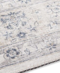 Oosters vloerkleed Nain Elle Decoration - lichtgrijs - close up, thumbnail