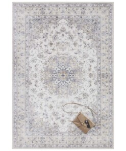 Oosters vloerkleed Nain Elle Decoration - lichtgrijs - overzicht sfeer, thumbnail
