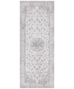 Oosters vloerkleed Nain Elle Decoration - lichtgrijs - overzicht boven, thumbnail