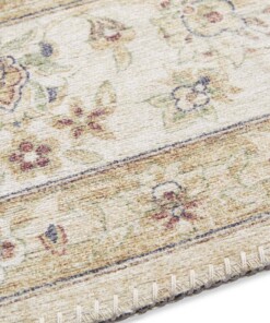 Oosters vloerkleed Nain Elle Decoration - goudgeel - close up, thumbnail