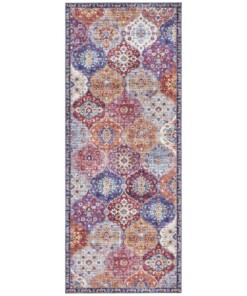 Oosters vloerkleed Kashmir Ghom Elle Decoration - multi - overzicht boven, thumbnail