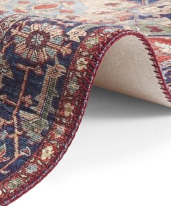 Oosters vloerkleed Hamadan Elle Decoration - oriëntaals rood - close up, thumbnail Oosters vloerkleed Hamadan Elle Decoration - oriëntaals rood - close up, thumbnail