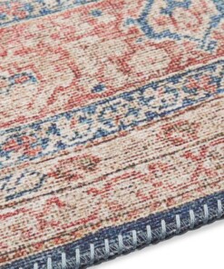 Oosters vloerkleed Mahal Elle Decoration - marineblauw - close up, thumbnail