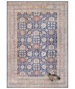 Oosters vloerkleed Mahal Elle Decoration - marineblauw - overzicht sfeer, thumbnail