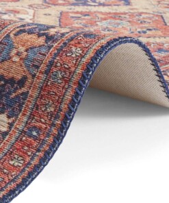 Kelim loper Elle Decor - oriëntaals rood - close up, thumbnail