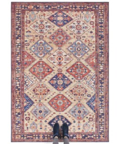 Kelim loper Elle Decor - oriëntaals rood - overzicht sfeer, thumbnail