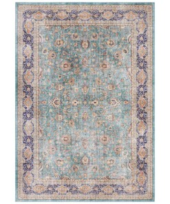 Oosters vloerkleed Maschad Elle Decoration - jade - overzicht boven, thumbnail