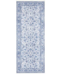 Oosters vloerkleed Maschad Elle Decoration - saffierblauw - overzicht boven, thumbnail Oosters vloerkleed Maschad Elle Decoration - saffierblauw - overzicht boven, thumbnail