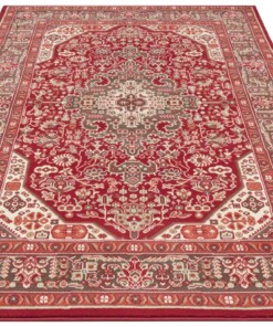 Klassiek vloerkleed Medaillion - rood - overzicht schuin, thumbnail Klassiek vloerkleed Medaillion - rood - overzicht schuin, thumbnail