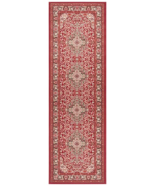 Klassieke loper Medaillion - rood - overzicht boven