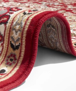 Perzisch tapijt Parun Täbriz - rood - close up, thumbnail