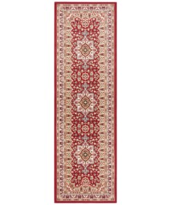 Perzisch tapijt Parun Täbriz - rood - overzicht boven, thumbnail