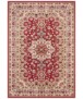 Perzisch tapijt Parun Täbriz - grijs/rood - overzicht boven, thumbnail