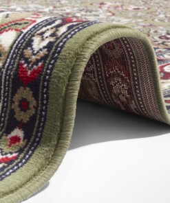 Perzisch tapijt Parun Täbriz - groen - close up, thumbnail