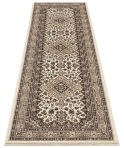 Perzisch tapijt Parun Täbriz - beige - overzicht schuin, thumbnail