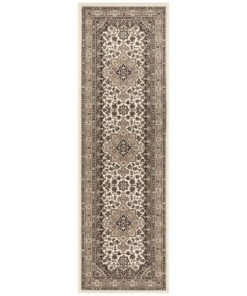 Perzisch tapijt Parun Täbriz - beige - overzicht boven, thumbnail