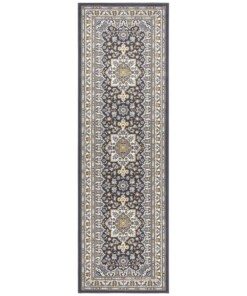 Perzisch tapijt Parun Täbriz - donkergrijs/geel - overzicht boven, thumbnail