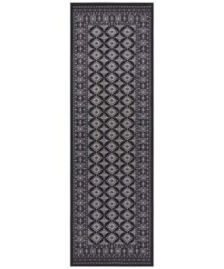 Klassiek vloerkleed Sao Buchara - zwart - overzicht boven, thumbnail Klassiek vloerkleed Sao Buchara - zwart - overzicht boven, thumbnail