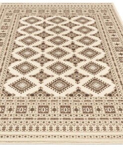 Klassiek vloerkleed Sao Buchara - beige - overzicht schuin, thumbnail Klassiek vloerkleed Sao Buchara - beige - overzicht schuin, thumbnail