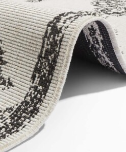 Loper binnen & buiten Cofete - zwart/crème - close up, thumbnail