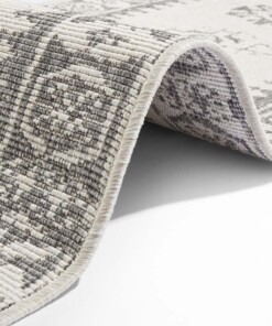 Loper binnen & buiten Duque - grijs/crème - close up, thumbnail Loper binnen & buiten Duque - grijs/crème - close up, thumbnail