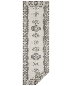 Loper binnen & buiten Duque - grijs/crème - overzicht boven, thumbnail Loper binnen & buiten Duque - grijs/crème - overzicht boven, thumbnail