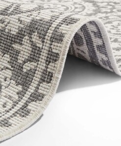 Loper binnen & buiten Jardin - grijs/crème - close up, thumbnail