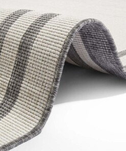 Binnen & buiten vloerkleed Manito - grijs/crème - close up, thumbnail Binnen & buiten vloerkleed Manito - grijs/crème - close up, thumbnail